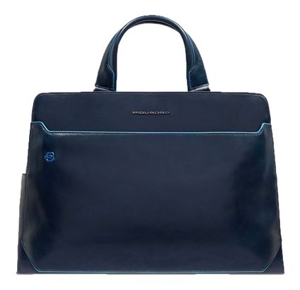 PIQUADRO Blue Square Briefcase 15,6" 2 Compartments Midnight Blue