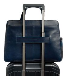 PIQUADRO-Blue-Square-Briefcase