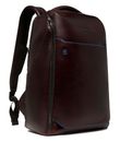 PIQUADRO Blue Square Backpack 2 Compartments 15,6" Mahogany