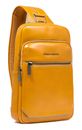 PIQUADRO Blue Square Monosling Bag Yellow PIQUADRO Blue Square Monosling Bag Yellow