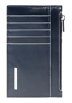 PIQUADRO Blue Square Credit Card Holder Midnight Blue