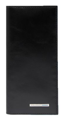 PIQUADRO Blue Square Big Vertical Men´s Wallet RFID Black