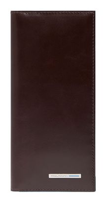 PIQUADRO Blue Square Big Vertical Men´s Wallet RFID Mahogany