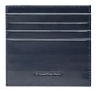 PIQUADRO Blue Square Slim Credit Card Pouch Midnight Blue