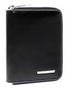 PIQUADRO Blue Square Men´s Zip-Around Wallet RFID Black