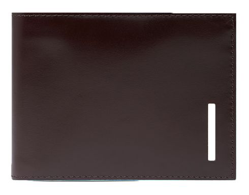 PIQUADRO Blue Square Wallet Mahogany