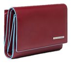 PIQUADRO Blue Square Women´s Trifold Wallet RFID Rosso