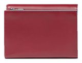 PIQUADRO Blue Square Women´s Trifold Wallet RFID Rosso