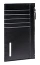 PIQUADRO Blue Square Credit Card Holder Black