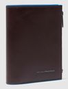PIQUADRO Blue Square Vertical Men´s Wallet RFID Mahogany