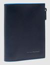 PIQUADRO Blue Square Vertical Men´s Wallet RFID Black