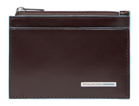 PIQUADRO Blue Square Slim Key Case RFID Mahogany