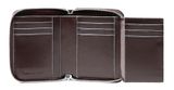 PIQUADRO Blue Square Men´s Zip-Around Wallet RFID Mahogany