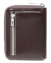 PIQUADRO Blue Square Men´s Zip-Around Wallet RFID Mahogany