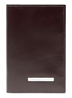 PIQUADRO Blue Square Slim Credit Cards Holder RFID Mahogany