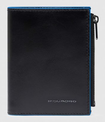 PIQUADRO Blue Square Vertical Men´s Wallet RFID Midnight Blue