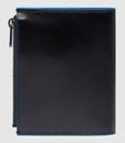 PIQUADRO Blue Square Vertical Men´s Wallet RFID Midnight Blue