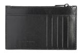 PIQUADRO Black Square Credit Card Holder Black