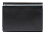 PIQUADRO Blue Square Women´s Trifold Wallet RFID Black
