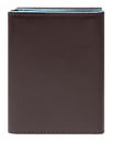 PIQUADRO Blue Square Trifold Cards Holder RFID Mahogany PIQUADRO Blue Square Trifold Cards Holder RFID Mahogany