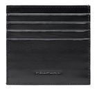 PIQUADRO Blue Square Slim Credit Card Pouch Black
