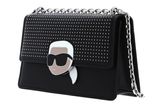 KARL LAGERFELD Ikonik Shoulder Bag Black KARL LAGERFELD Ikonik Shoulder Bag Black