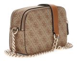 GUESS Noelle Crossbody Camera Bag Latte Logo GUESS Noelle Crossbody Camera Bag Latte Logo