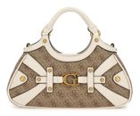 GUESS Mintha Small Satchel Latte Logo / Stone
