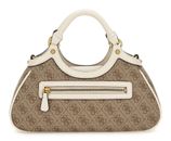 GUESS Mintha Small Satchel Latte Logo / Stone