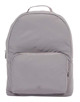 Calvin Klein CKJ Over Webbing Center Zip Backpack NY Titanium