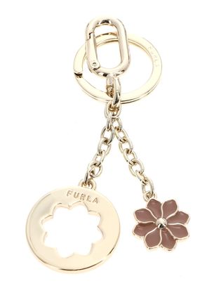 FURLA Camelia Crystal Keyring Tulle