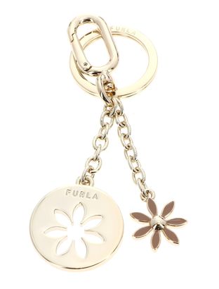 FURLA Marigold Crystal Keyring Deserto