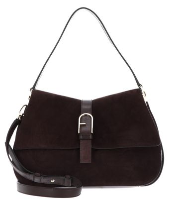 FURLA Flow Top Handle L Cioccolato