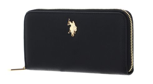 U.S. POLO ASSN. Jones Zip Around Wallet Black