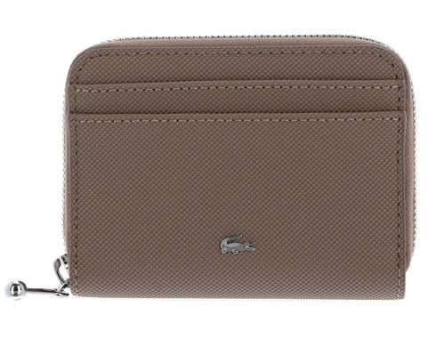 LACOSTE purse Daily City Zip Coin Wallet XS Taupe | Buy bags