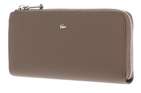 LACOSTE Daily City Slim Zip Wallet Taupe