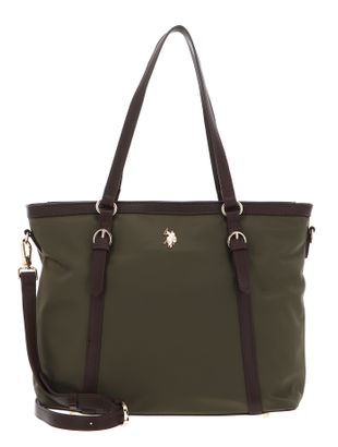 U.S. POLO ASSN. Houston Shopping Bag Army Green