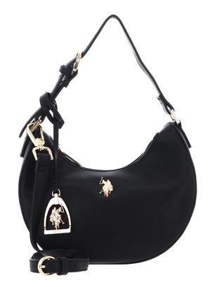 U.S. POLO ASSN. Jones Round Hobo Bag Black