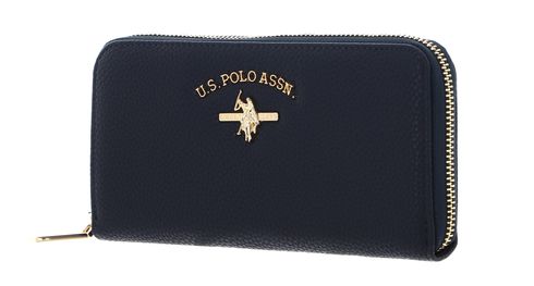 U.S. POLO ASSN. Stanford Zip Around Wallet Navy