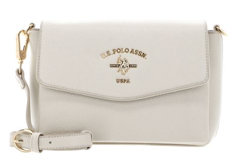 U.S. POLO ASSN. Stanford Flap Crossbody Cream White