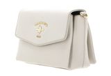 U.S. POLO ASSN. Stanford Flap Crossbody Cream White