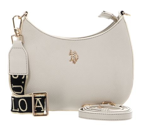 U.S. POLO ASSN. New Mansion Small Hobo Bag S Cream White