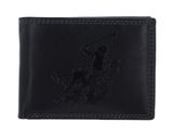 U.S. POLO ASSN. American Horiz Wallet Leather Black U.S. POLO ASSN. American Horiz Wallet Leather Black