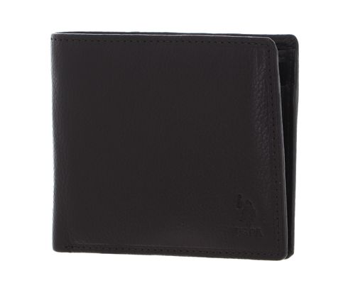 U.S. POLO ASSN. Brazil Horiz Wallet Leather Brown