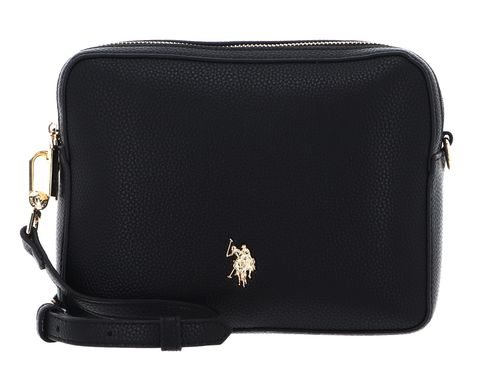 U.S. POLO ASSN. New Mansion Crossbody Bag Two Zip Black