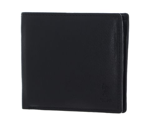 U.S. POLO ASSN. Brazil Horiz Wallet Leather Black