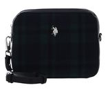 U.S. POLO ASSN. Stripes Zip Crossbody Bag Black + Navy