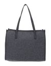 U.S. POLO ASSN. Stripes Shopping Bag Grey