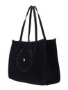 U.S. POLO ASSN. Stripes Shopping Bag Black + Black U.S. POLO ASSN. Stripes Shopping Bag Black + Black