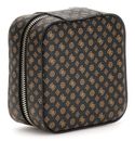 GUESS Cube Jewelery Case Mocha Logo Multi
